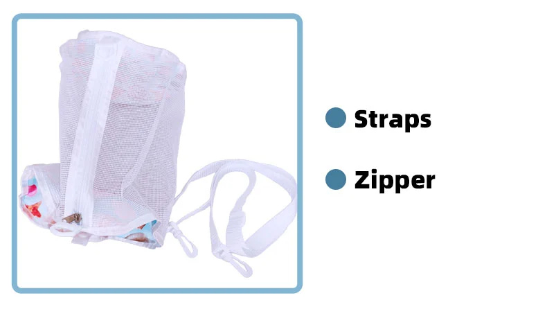 Cylindrical Mesh Travel Bag