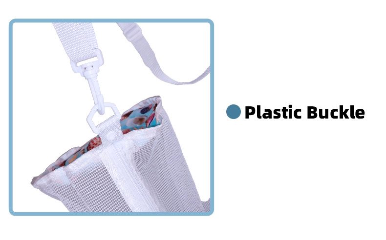 Cylindrical Mesh Travel Bag